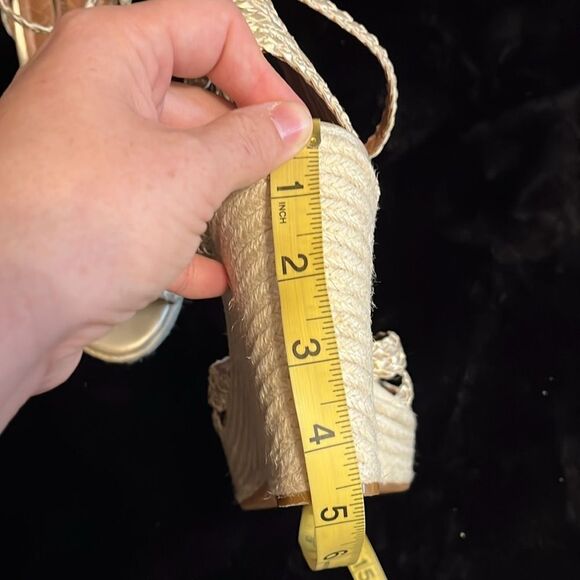 Lucky Brand Espadrille Wedge Sandals - Picture 9 of 10